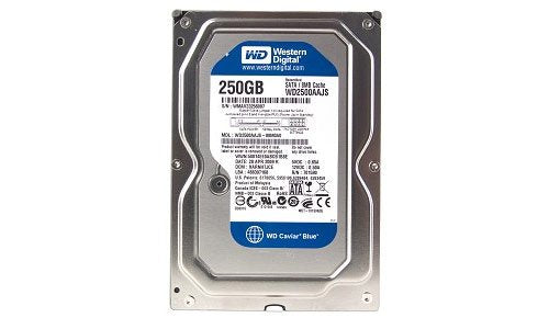 Western Digital 250 GB Caviar Blue SATA 3 Gb/s 7200 RPM 8 MB