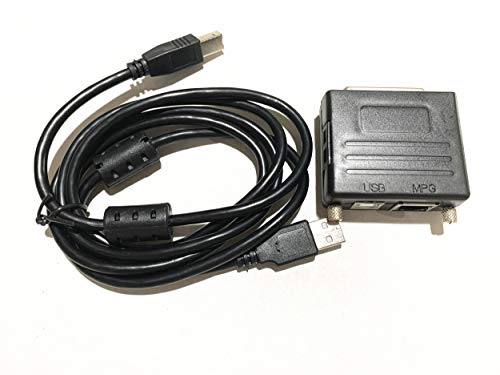 Parallel to USB Adapter 200KHz MACH3 USB to Parallel Adapter RTM200 DB25 LPT Cable to USB Motion Controller Converter with USB Cable for LPT/USB Mach3 CNC Router Engraving Milling Machine