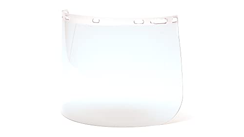 Pyramex Safety Full Face Shield Eye and Head Protection (Headgear NOT Included), Clear Polyethylene, ANSI Z87