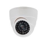 Cop Security 15-CDM07 Dummy Camera with LED Light (White)