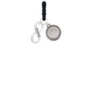 Load image into Gallery viewer, Delight Jewelry Dance Infinity Sign Nevertheless She Persisted Phone Charm
