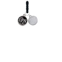 Load image into Gallery viewer, Delight Jewelry Nurse Caduceus Seal - LPN Stronger Braver Smarter Phone Charm
