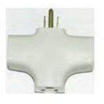 64-840-WH, Surge Protector Adapter White (10 Items)