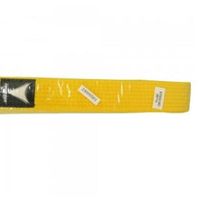 Load image into Gallery viewer, ProForce Thunder Double Wrap Solid Karate Belts Yellow Size 4 29714

