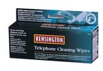 Load image into Gallery viewer, Kensington Telephone Cleaning Wipes 21 Pre-Moistened Wipes Per Box
