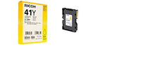 Load image into Gallery viewer, Ricoh 405764 (GC41Y) Ink Cartridge Yellow 1 Pack in Retail Packaging

