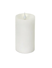 Load image into Gallery viewer, Melrose 5.25&quot; Simplux White Flameless LED Lighted Wax Pillar Candle with Moving Flame
