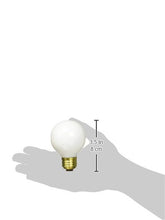 Load image into Gallery viewer, Bulbrite Incandescent G19 Medium Screw Base (E26) Light Bulb, 25 Watt, White
