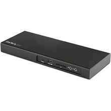 Load image into Gallery viewer, StarTech.com Thunderbolt 3 Dock - Dual Monitor 4K 60Hz TB3 Laptop Docking Station with DisplayPort - PCIe M.2 NVMe SSD Enclosure - 85W Power Delivery - SD 4.0, 10Gbps USB-C, 2 USB-A Hub (TB3DK2DPM2)
