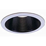 6 In. R30 Black Baffle Trim (6-Pack)-Commercial Electric-CAT610-6PK