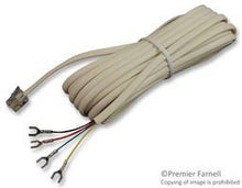 Load image into Gallery viewer, MULTICOMP (FORMERLY FROM SPC) SPC19775 Telephone Cord Modular, 4WAY 25FT, Ivory

