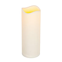 Load image into Gallery viewer, Everlasting Glow LED Indoor/Outdoor Candle With Timer, Bisque, 8&quot; Tall X 3&quot; Diameter
