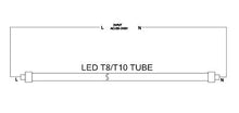 Load image into Gallery viewer, 10 Pack of Duda LED T10 White 4 Ft Tube Light Samsung 21w 2130 lumens 2 yr Warranty 6500k Daylight G13 Connection Pins
