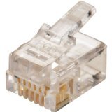 Load image into Gallery viewer, Steren Electronics 300-066 RJ12 6P6C Modular Telephone Plug for Flat Stranded Telephone Cable (100 pack)

