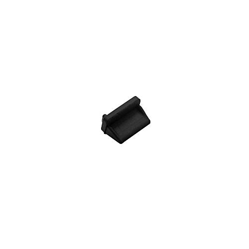 ThreeBulls 30 Pcs Silicone USB Cap Port Cover Anti Dust Protector for  Female End Black