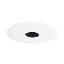 Load image into Gallery viewer, Juno Lighting 443B-WH 4-Inch Pinhole Recessed Trim, Black Baffle with White Trim
