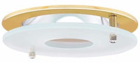 Elco Lighting EL1426G 4 Low Voltage Adjustable Clear Reflector with Suspended Frosted Glass