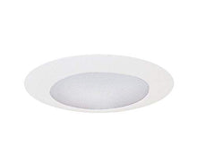 Load image into Gallery viewer, Halo 270PS Recessed Lighting Trim, 6&quot; Compact Fluorescent Shower Trim - White with Frosted Glass Lens
