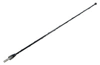AntennaMastsRus - 12 Inch Black Short Antenna is Compatible with Mazda MVP (1989-2006) - Spiral Wind Noise Cancellation - Spring Steel Construction - Stainless Steel Threading