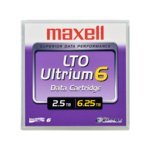 Maxell LTO Ultrium 6 Tape BaFe, 2.5/6.25TB, Part # 229558