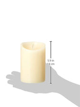 Load image into Gallery viewer, Luminara Moving Flame Flameless Pillar LED Candle, Vanilla Honey Scented Ivory - 5 In
