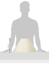 Load image into Gallery viewer, Royal Designs, Inc. Coolie Empire Hardback Lamp Shade, Eggshell, 7 x 20 x 12, HB-607-20EG
