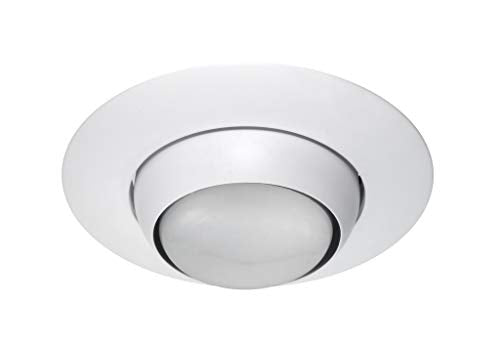 Nicor Lighting 6 Inch White Recessed Eyeball Trim Designed For 6 Inch Housings (17506 Wh)