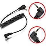 Load image into Gallery viewer, 2.5mm-C1 Camera Remote Control Shutter Release Cable for Canon T6i T6S T5 T5i T4i T3i T3 T2i T1i XT XTi XSi SL2/ EOS M 700D 650D 600D 550D 500D 1100D 80D 70D 60D Series
