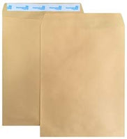 ShippingMailers 200 9 x 12 Kraft Catalog Envelopes/w Self Adhesive Flap