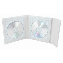 Load image into Gallery viewer, Neil Enterprises, Inc White Supreme Double CD/DVD Folio - Case of 12
