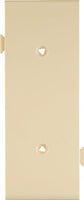 EATON STC14V Arrow Hart Blank Mid Size Wall Plate, 1 Gang, 4-1/2 In L X 2-3/4 In W X 0.08 In T, One, Ivory