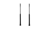 TrunkNets Inc 2-pack Short Whip Metal AM/FM/XM CB Antenna Mast for Harley Davidson 9 inch