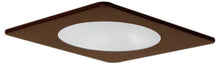 Load image into Gallery viewer, Elco Lighting EL29112BZ 4 Square Shower Trim with Frosted Lens and Reflector - EL29112
