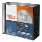 Load image into Gallery viewer, Office Depot(R) CD-RW Media with Slim Jewel Cases, 700MB/80 Minutes, 12x, Pack Of 10
