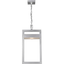 Load image into Gallery viewer, Z-Lite 566CHB-SL-LED 1 Light Outdoor Chain Mount Ceiling Fixture, Silver
