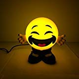 Load image into Gallery viewer, Emoji Laughing Face USB Charging Warm Night Lights Bed Lamps
