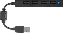 Load image into Gallery viewer, Speedlink INT-SL-140000-BK 4-Port Snappy Slim USB Hub - Black
