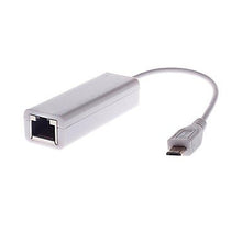 Load image into Gallery viewer, FASEN USB Ethernet Adapter Micro USB 2.0 to RJ45 Suit for Windows Vista 98 / ME / 2000 / XP / CE Windows7/ and Other System
