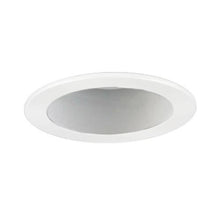 Load image into Gallery viewer, Jesco Lighting TM402WHWH 4-Inch Aperture Low Voltage Trim Recessed Light, Adjustable Open Reflector, All White Finish
