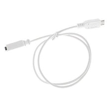 Load image into Gallery viewer, FASEN Micro USB 2.0 Male to Female Extension Cable White(0.3M)
