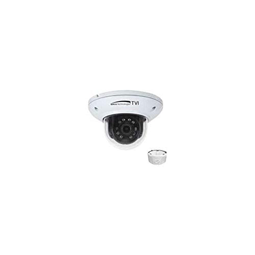SPECO HD-TVI 2MP IR Mini-Dome Camera with Junction Box, 3.6mm Fixed Lens, White Housing, HTMD2T - NEW