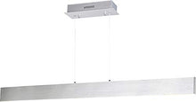 Load image into Gallery viewer, ET2 E22905-AL Blade Thin Aluminum Shade Linear LED Pendant Ceiling Lighting, 1-Light 26 Watt, 3&quot;H x 1&quot;W x 44&quot;L, Brushed Aluminum
