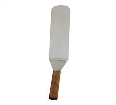 Turner, 10'' X 3'', Solid, Flexible Blade, Stainless Steel With Wood Handle (12 Pieces/Unit)