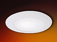 Nora Lighting NP-22 6 Inch Albalite Lens Baffle Trim Round White