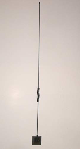 RK-OPEK VUG-270W/B REPLACEMENT DUAL BAND VHF/UHF ON GLASS MOUNT ANTENNA WHIP & BASE