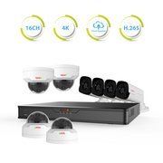 Load image into Gallery viewer, Revo Ultra HD 16 Ch. 3TB NVR IR Surveillance System &amp; 8 4MP Security Cameras
