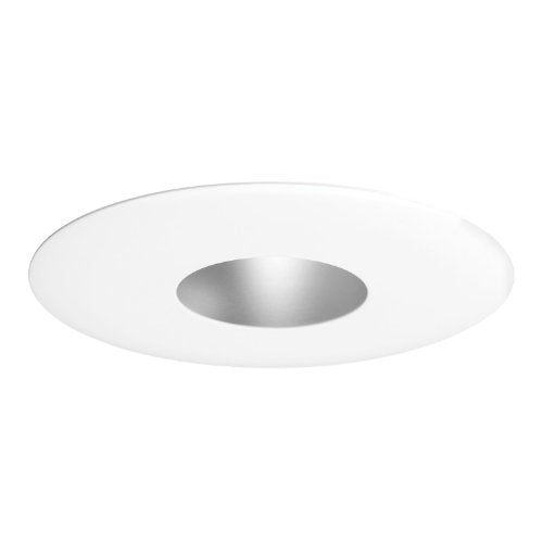 Juno Lighting 13-WH 4-Inch Pinhole Trim with Integral Shield, White