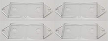 Load image into Gallery viewer, Clear Rocker Switch Plate Cover Guard 4 Pack - Keeps Light Switch ON or Off Protects Your Lights or Circuits from Accidentally Being Turned on or Off.
