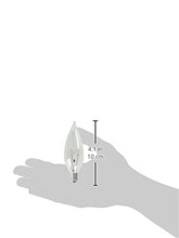 Load image into Gallery viewer, Philips 167213 60-Watt BA9 Clear Decorative Candelabra Base Candle Light Bulb, 4-Pack
