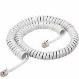 Load image into Gallery viewer, Toshiba White Handset Cord 12 Ft. for DKT &amp; EKT Phones
